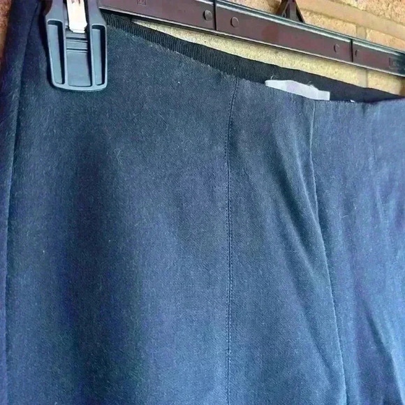 Vince Navy elastic waist with side zipper skinny pants trousers - Picture 2 of 10